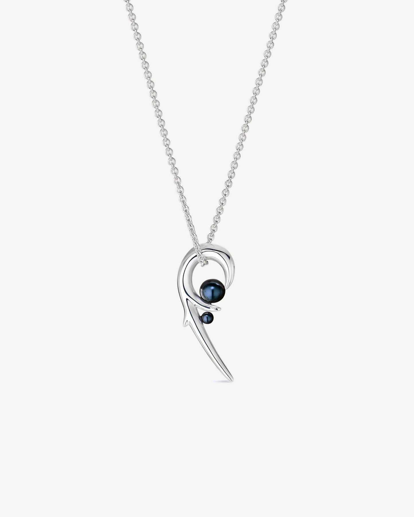 Shaun Leane Hooked Black Pearl Pendant