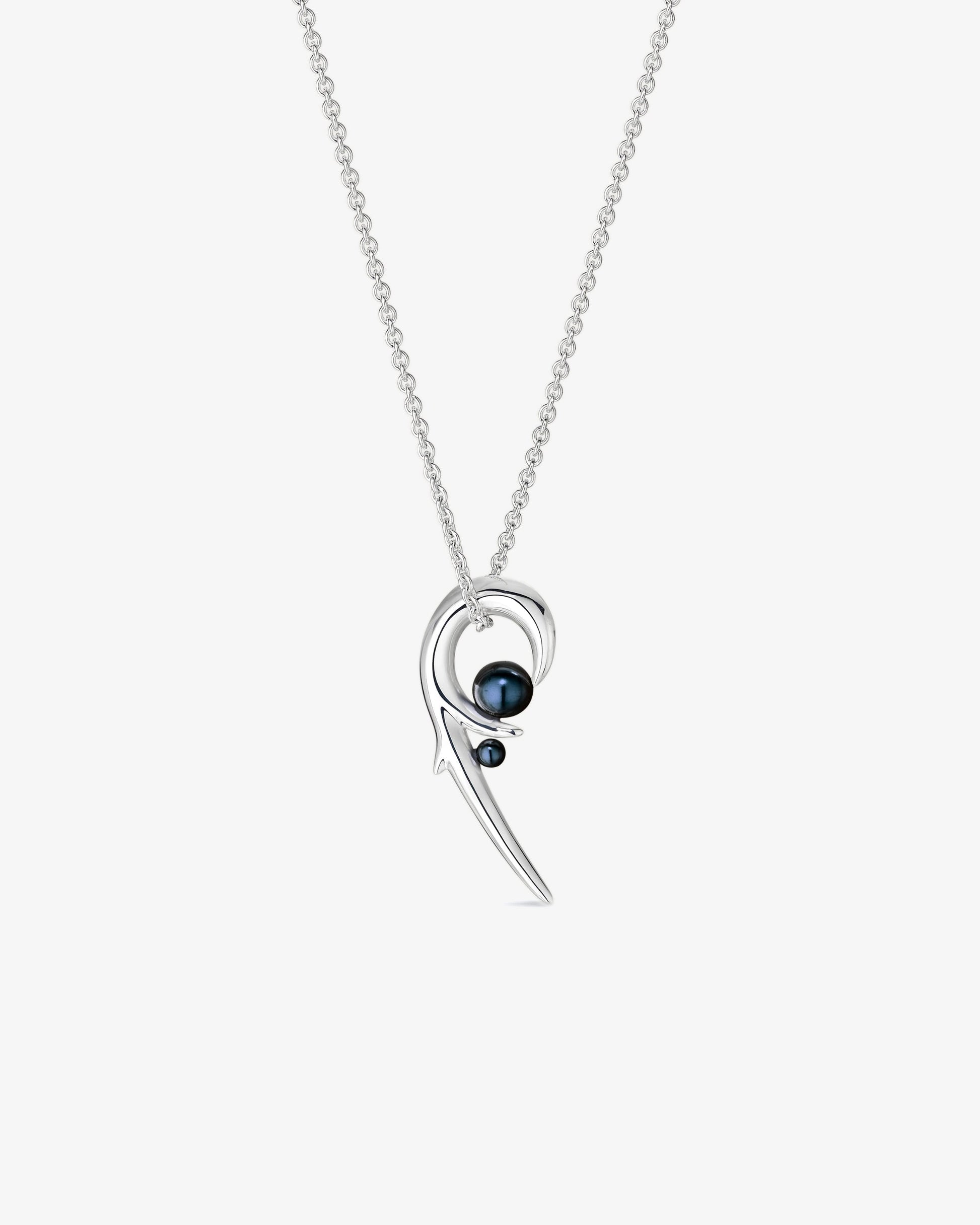 Shaun Leane Hooked Black Pearl Pendant