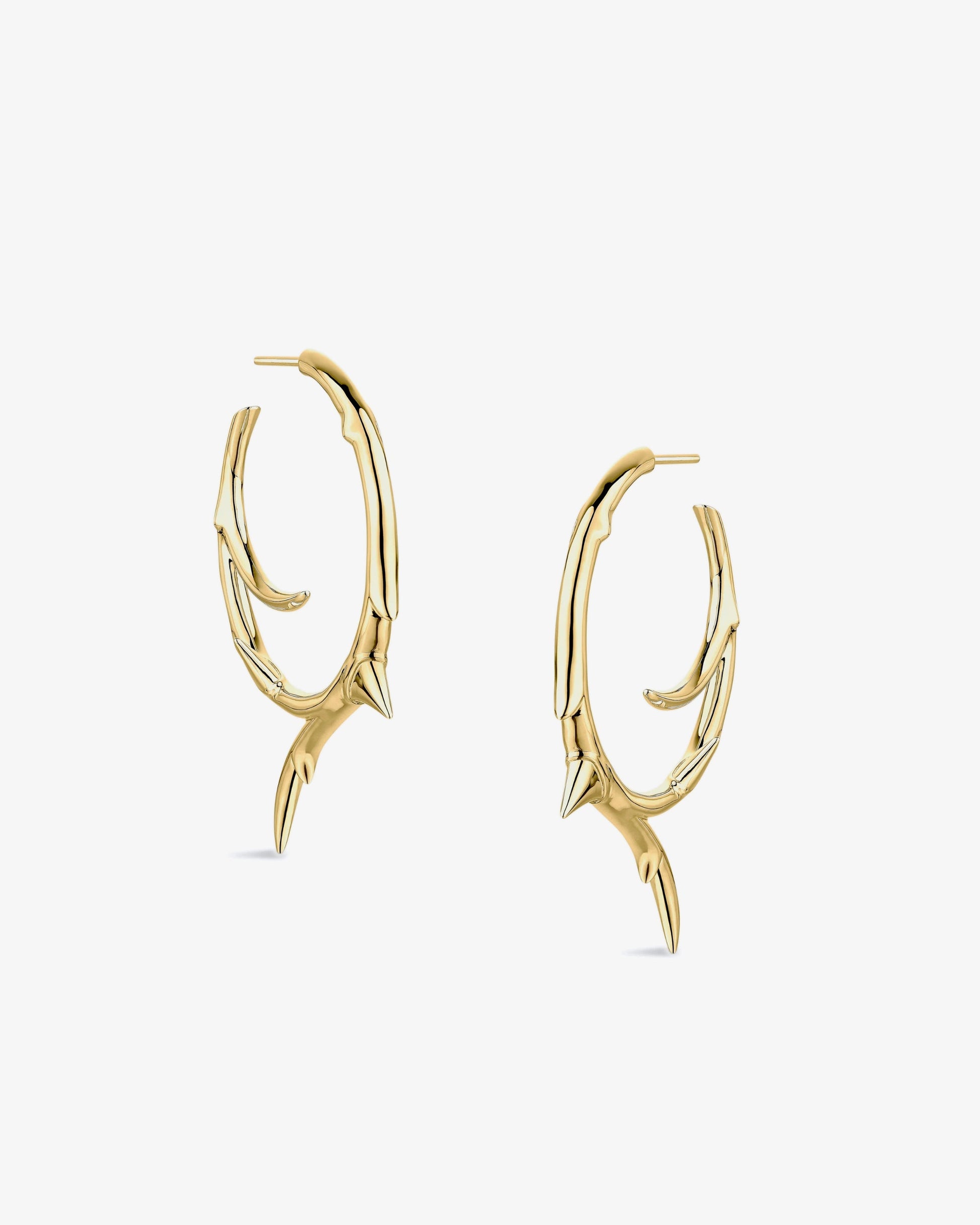 Shaun Leane Rose Thorn Medium Hoop Earrings