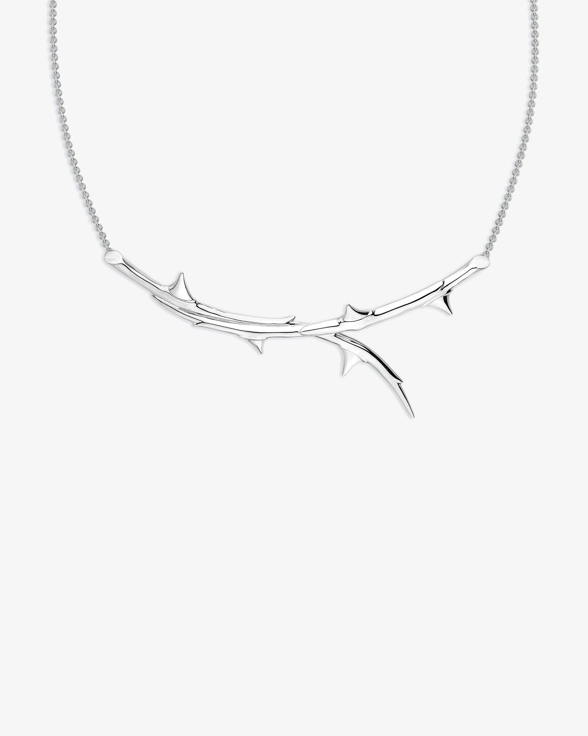 Shaun Leane Rose Thorn Horizontal Necklace