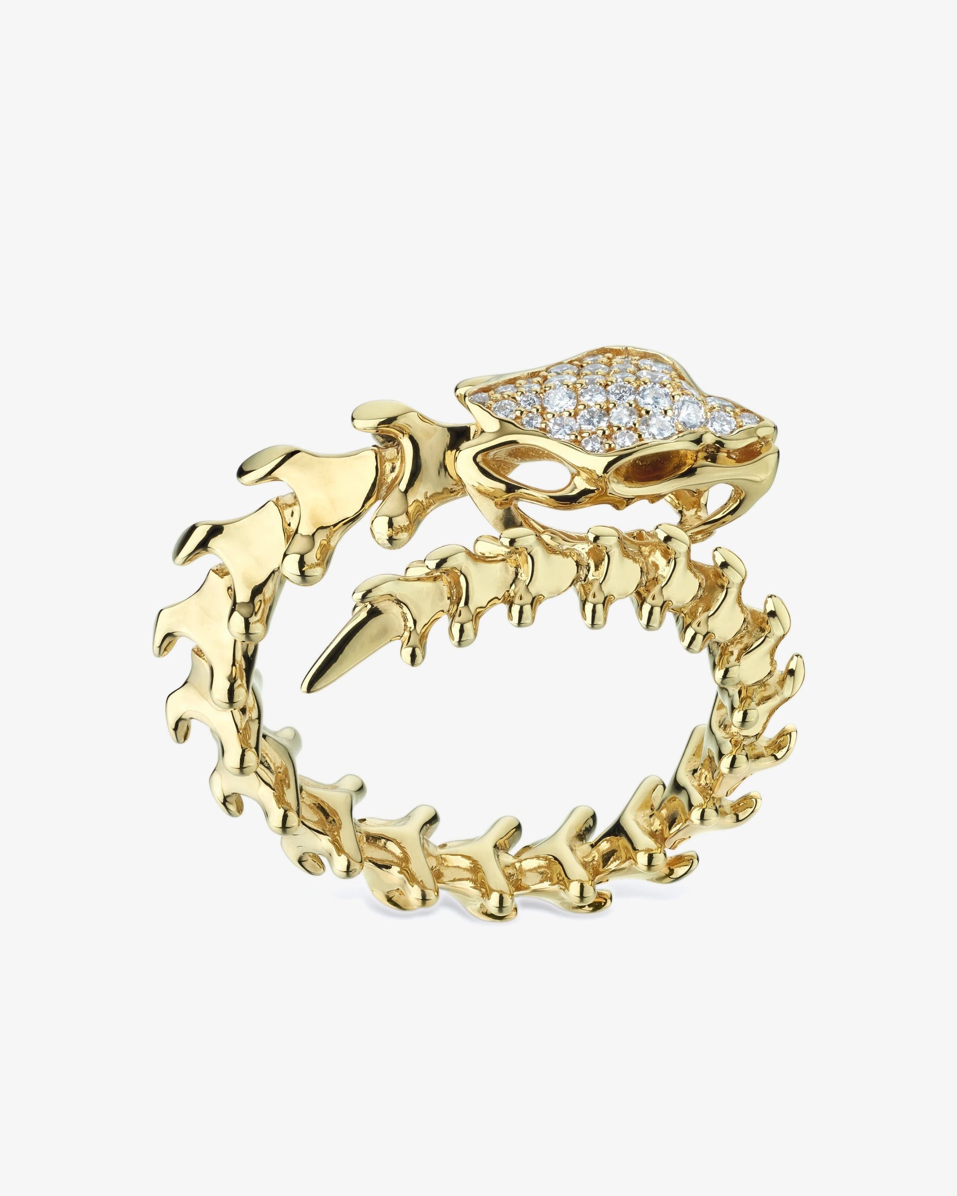 Shaun Leane Serpent's Trace Wrap Diamond Pave Ring