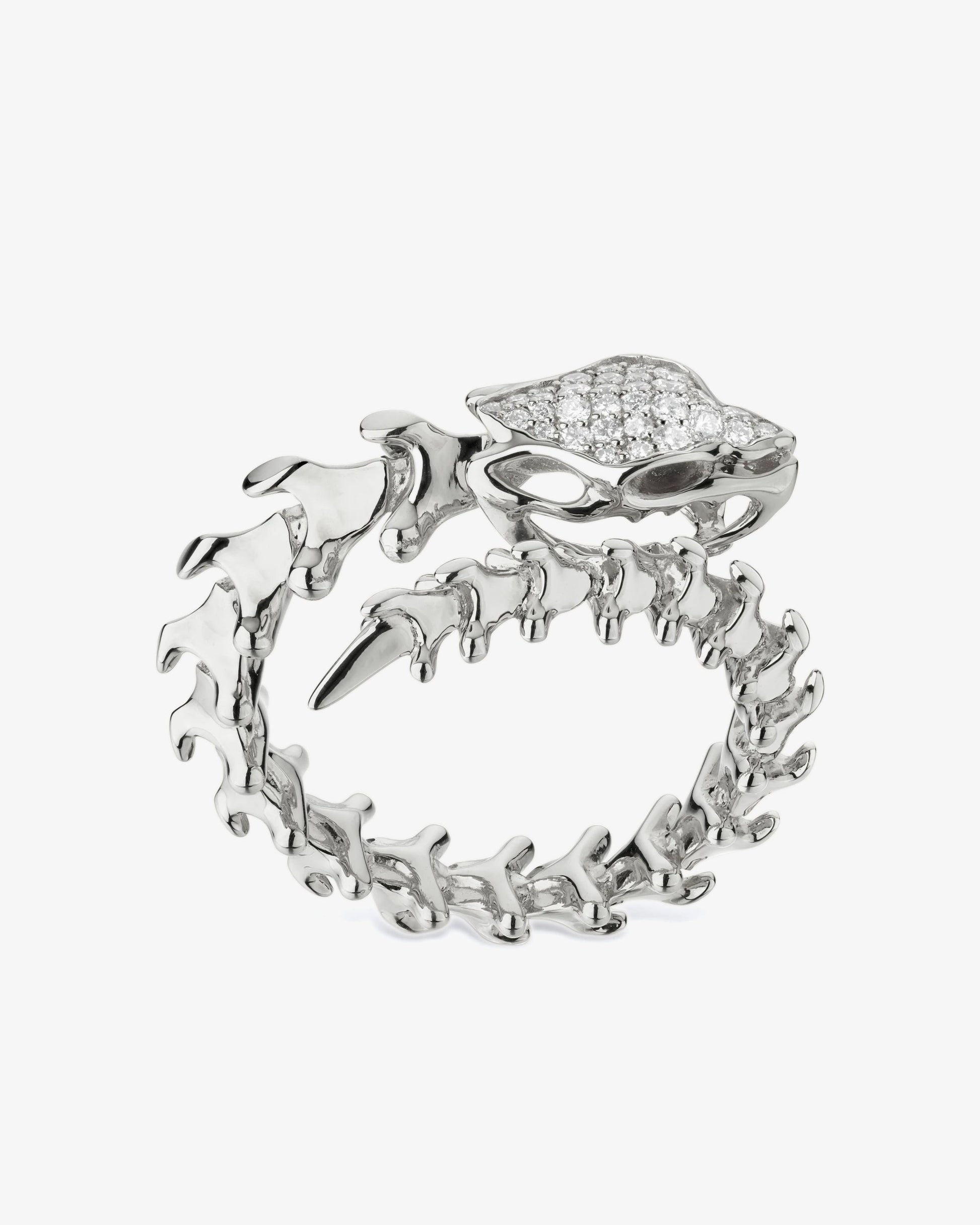 Shaun Leane Serpent's Trace Wrap Diamond Pave Ring