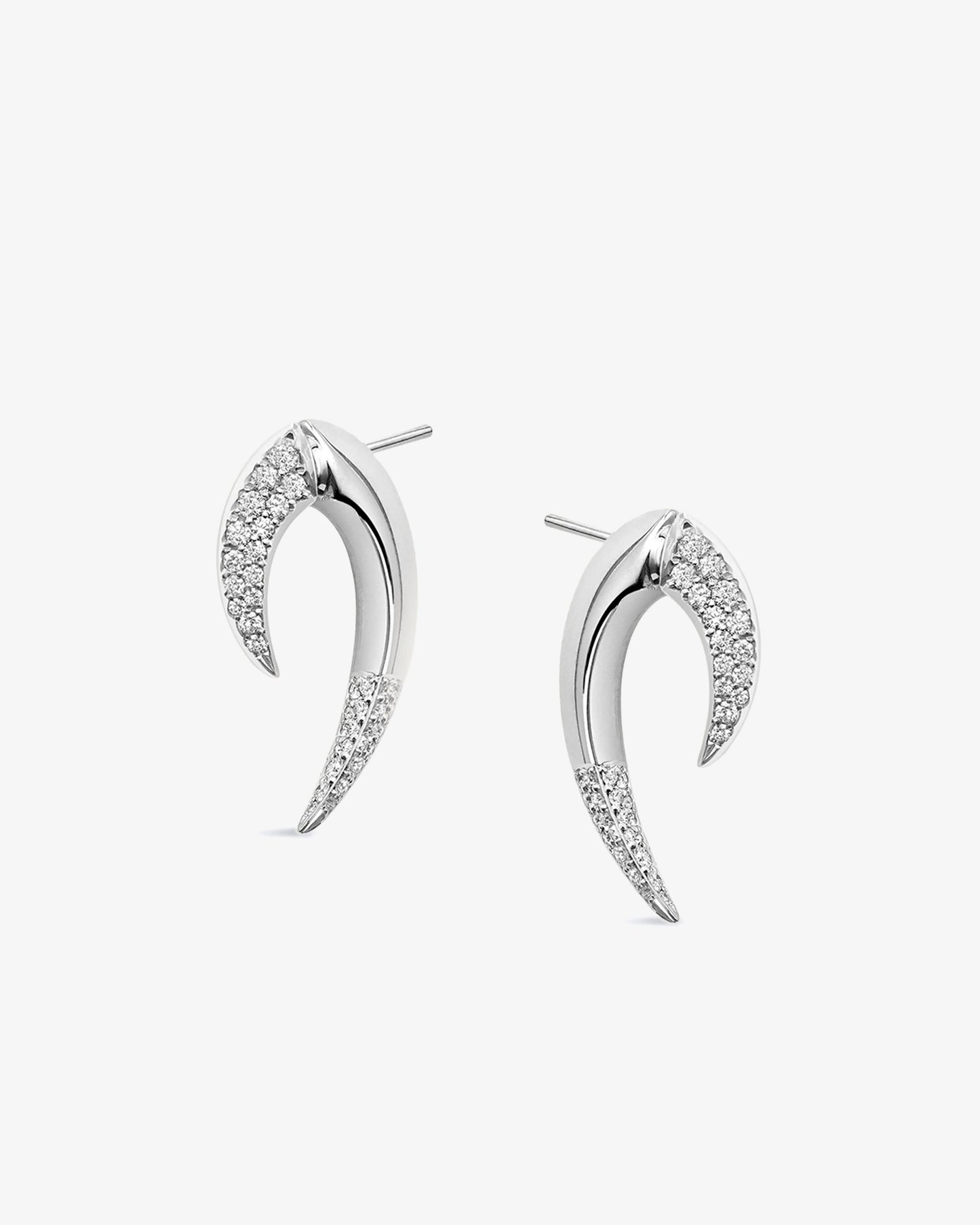 Shaun Leane 18K White Gold Talon Diamond Earrings