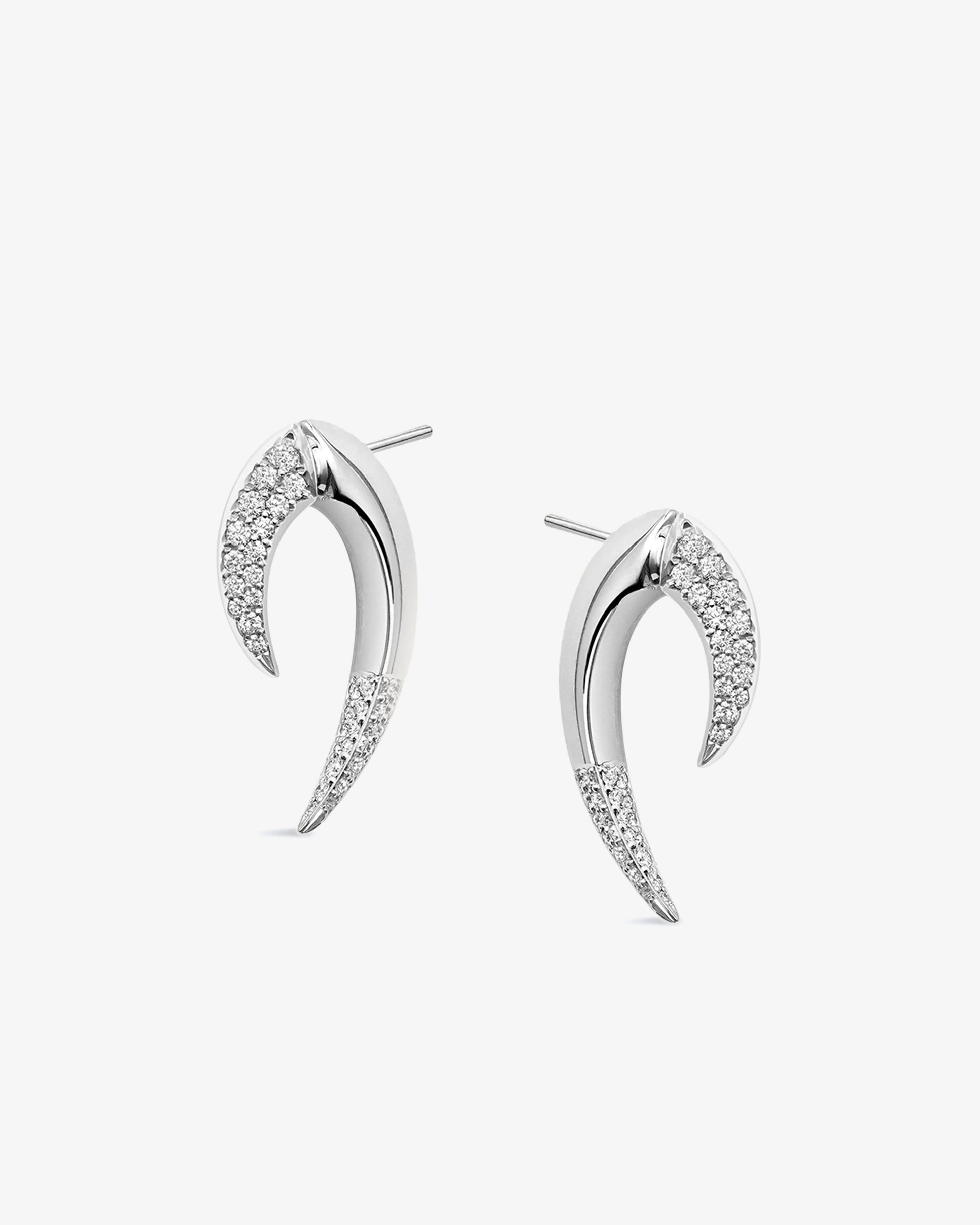 Shaun Leane 18K White Gold Talon Diamond Earrings