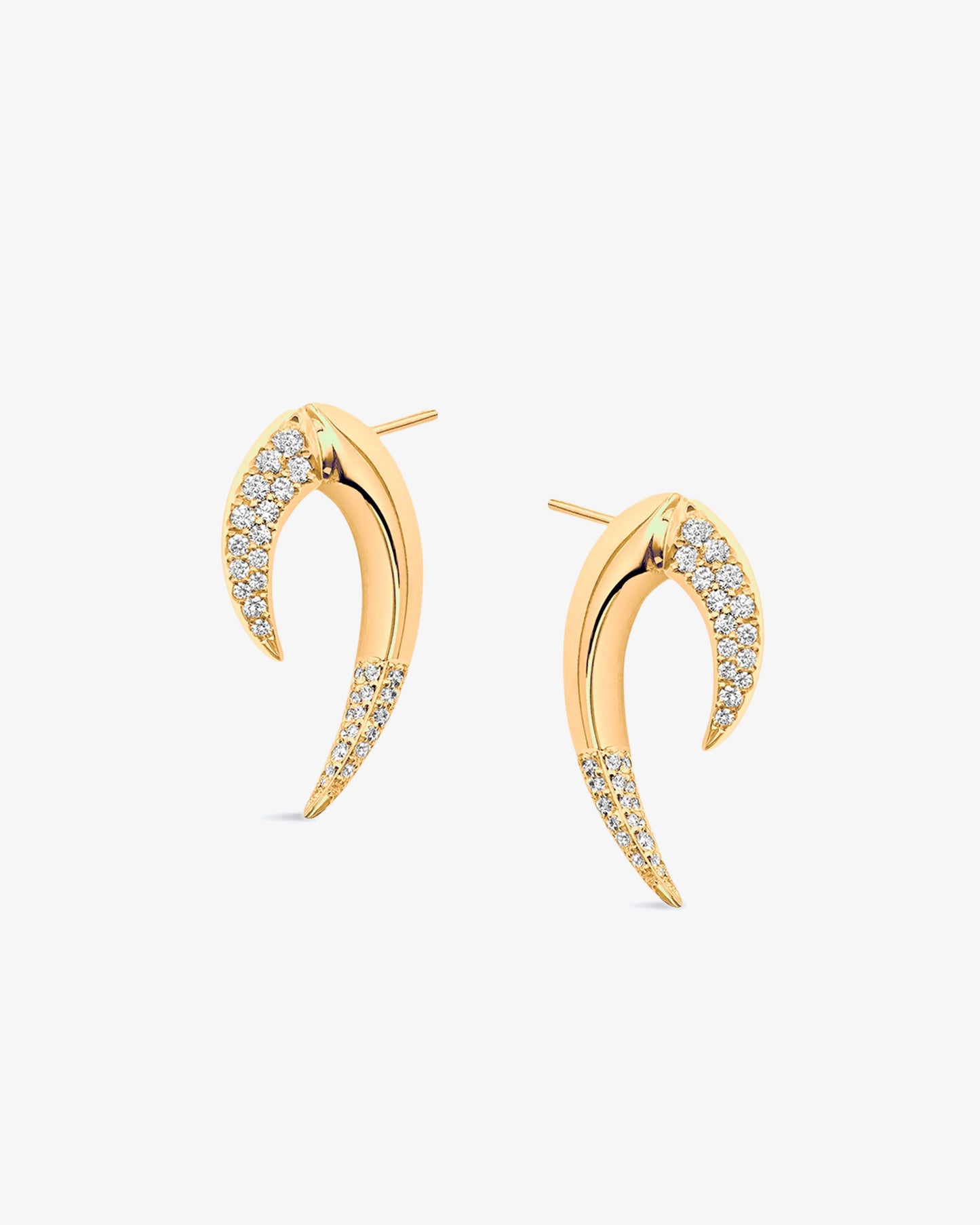 Shaun Leane 18K Gold Talon Diamond Earrings